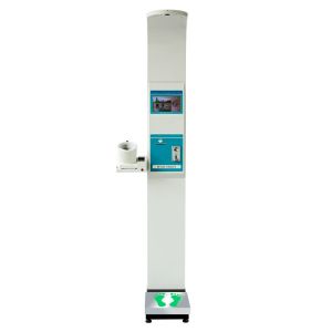Automatic BMI Coin Operated Height Weight Scales With Blood Pressure Monitor