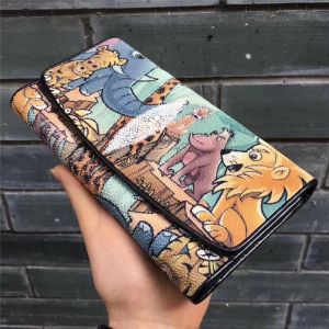 Animal Designer Authentic Stingray Skin Lady Large Trifold Wallet Genuine