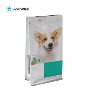VMPET Zip Closure Animal Feed Bottom Gusset Bag