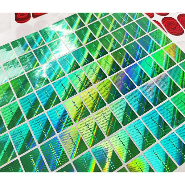Pely Anti Counterfeit Custom Die Cut Holographic Stickers