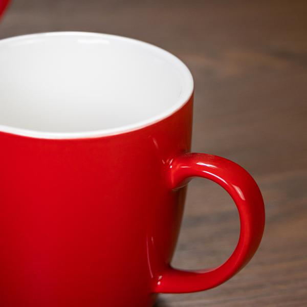 Passion Red Colorful Porcelain Plates 3pcs Christmas Lifestyle