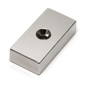 Strong SmCo Samarium Cobalt Countersunk Magnet Screw Double Hole