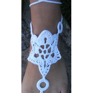 Crochet, Barefoot, Sandals, Nude, shoes, Foot, Jewelry, Beach, Wedding, Sexy,