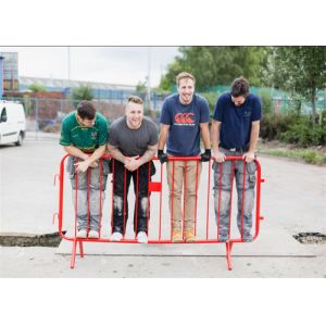 China Stainless Steel Event Portable Barricade Fencing For Security on sale