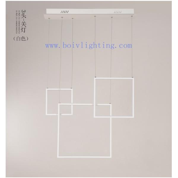 Modern LED Pendant Lamp Square Acrylic Chandelier for Party 160*50*1350MM