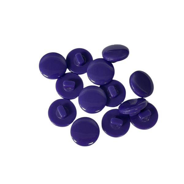 Purple Color Resin Shank Buttons 20L Use On Sewing Shirt Garments