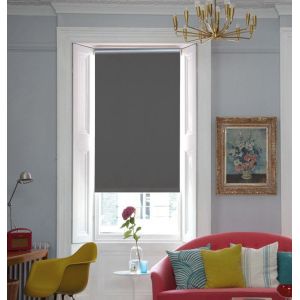 Plain Fabric Blackout Roller Blinds Translucent