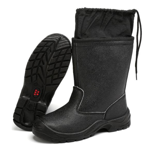 Kevlar Midsole Safety Shoes Cowhide Genuine Leather Work Boots with Steel Toe