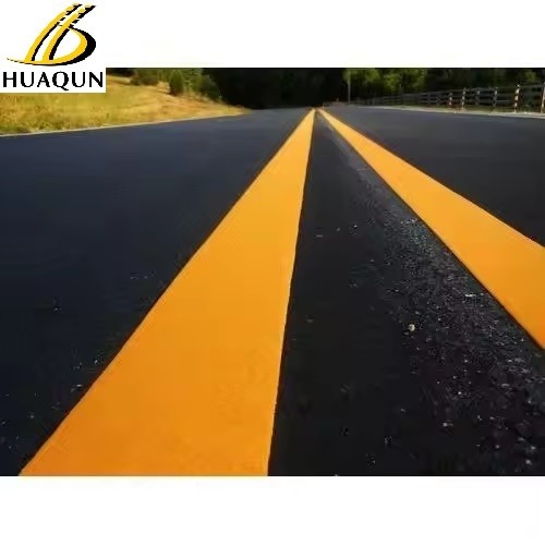 Hot-melt reflective coatings used for traffic road marking are available in yellow, white and custom colors