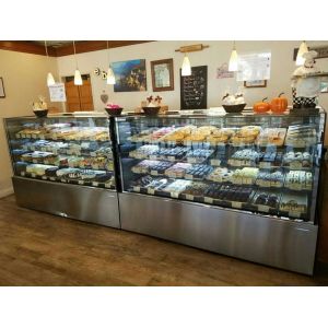 Square Glass Refrigerated Bakery Showcase with CE&ETL
