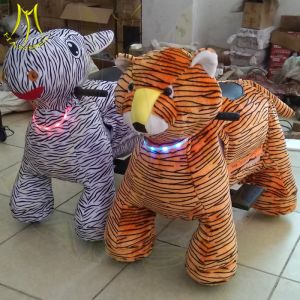 Quality Hansel hot selling battery powered indoor animal scooter safari in mall for sale