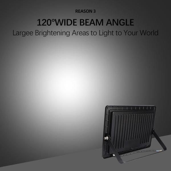 Aluminum Housing 90lm/W Outdoor LED Flood Lights Over 50000 Hours Lifespan