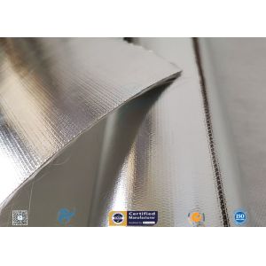 Good Hermetic Laminated Aluminium Foil Fiberglass Fabric Smooth Surface