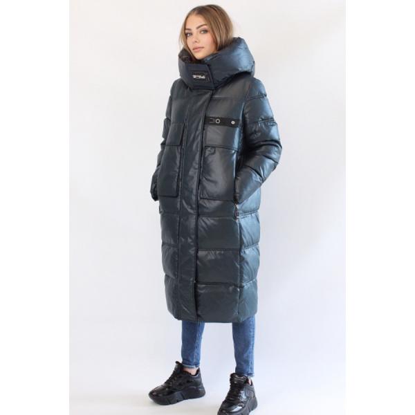 FODARLLOY Winter New Lady's Coat Pure Color Simple Lady's Winter Jacket Long Warm Women Down Cotton-padded Outwear