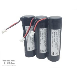 3.7 Volt 2300mAh Lithium Ion Cylindrical Battery Rechargeable for Bicycle