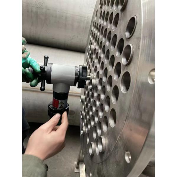 Tube End Stainless Steel Pipe Beveler Portable Chamfering 240mm For Chemical