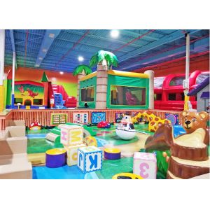 SGS Certificated Indoor Inflatable Play Park , Inflatable Entertainment Center