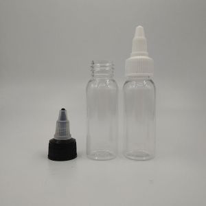 Clear Liquid Plastic Screw Top Bottles With Screw Neck Finish