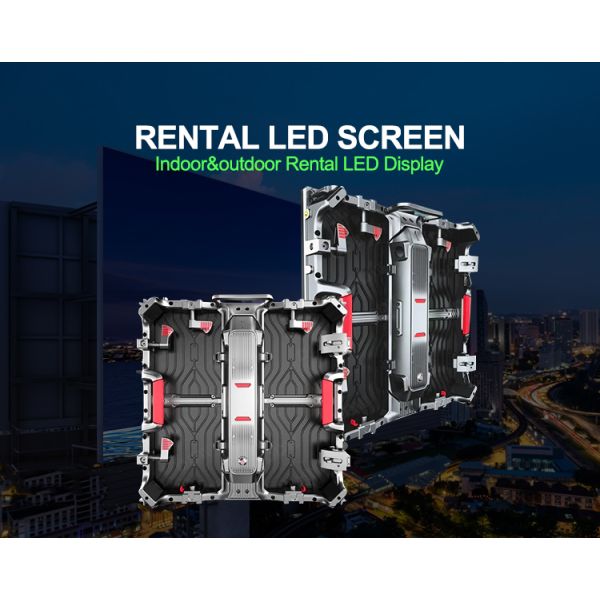 P3.91 Indoor Outdoor Waterproof LED Screen Display Panel SDK 4500-6500cd/sqm Brightness 10000 Hours Lifespan for Display