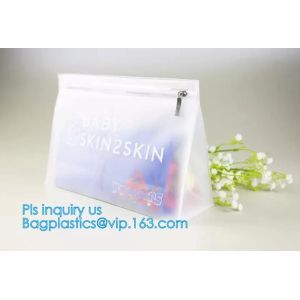 k slider bags for pencils pens, PVC Cosmetic Packaging Bags with Slide Zipper,