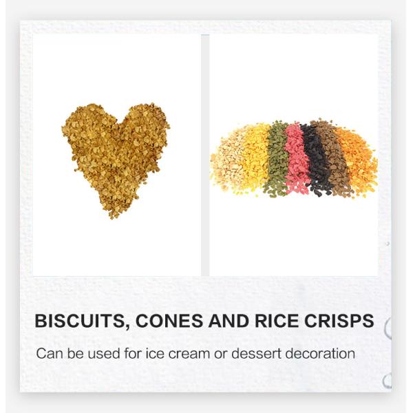 Crisp Skin Crushing Machine , Stainless Steel, Food Biscuits, Egg Rolls Decorated Rice Crisp.