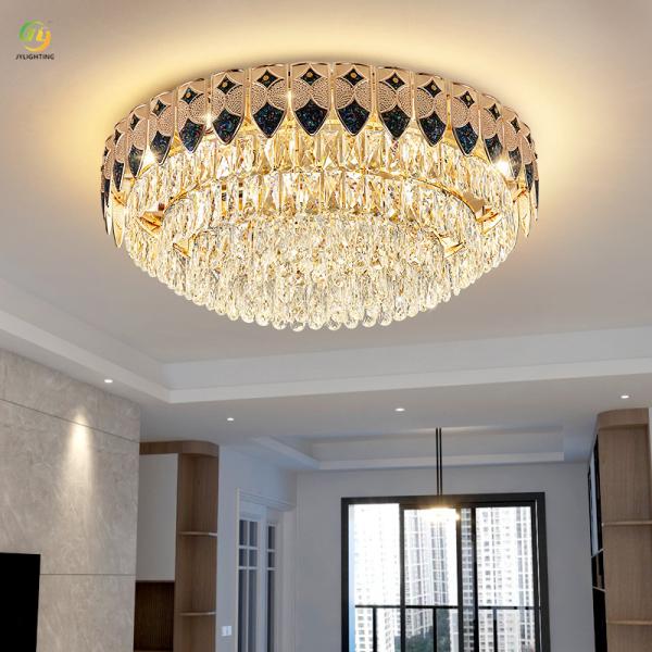JYLIGHTING Light Luxury Crystal Living Room Lamp Modern Simple Bedroom