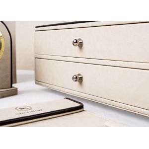 Classic Hotel Bathroom Pu Leather Tissue Box Conference folder