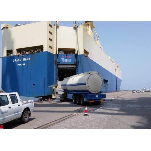 Shipping of fuel tanker trailer to Tanzania
