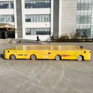 70 Tons Trackless Transfer Cart Omnidirectional Material Handling Cart