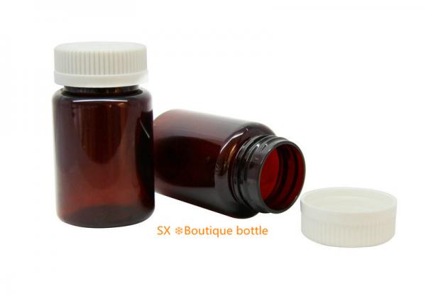 Buy Health Care Food Different Size Screw Cap PET Clear Plastic Pill Bottles at wholesale prices
