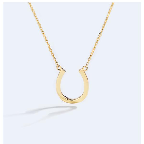 Buy Horseshoe 18K Gold Diamond Necklace Extender Chain 45cm at wholesale prices
