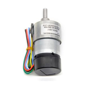 China 37mm Geared Dc Motor 12v Encoder Dc Motor JGB37-520GB Gear Reduction Dc Motor on sale
