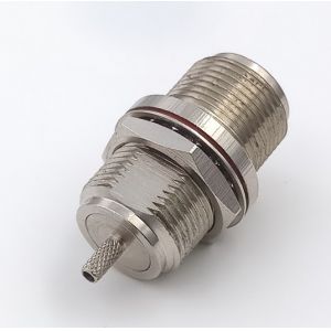 Antenna N Type RF Coaxial Connectors 50 Ohm Nut Mounting & Panel Mounting With