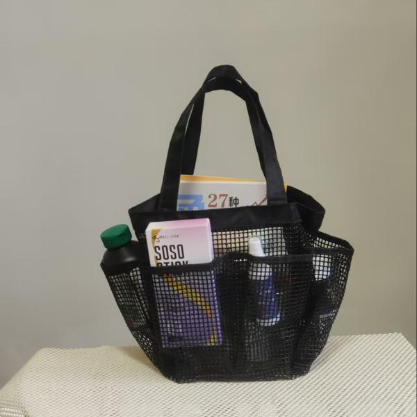 Breathable PVC Mesh Beach Bag Sports Tote Bag For Outdoor Activities Customized LOGO