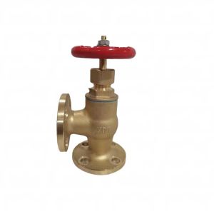 Marine Angle flange check valve JIS bronze 5K 10K 16K