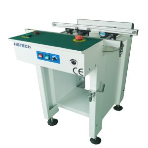 Front Operation Automatic PCB 600mm Length ESD Belt PCB Handling Conveyor