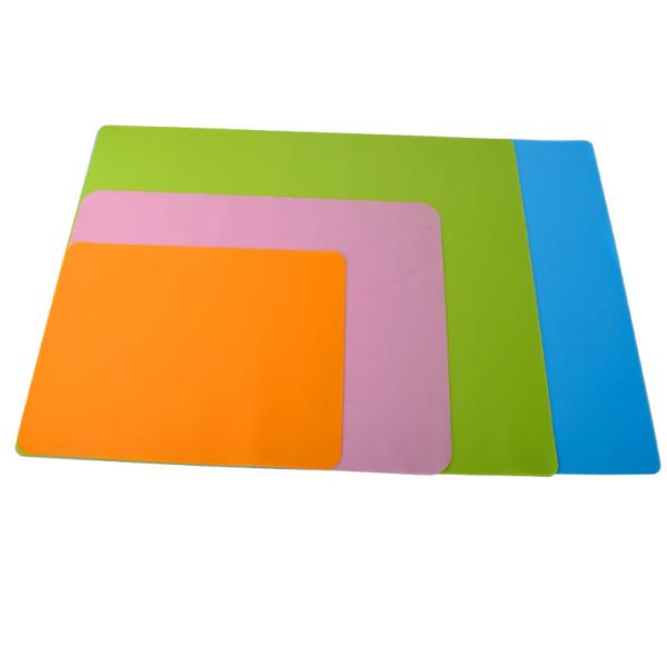 Soft Foldable Silicone Food Table Mat Baking Mat Rectangle Shape for Table Decoration
