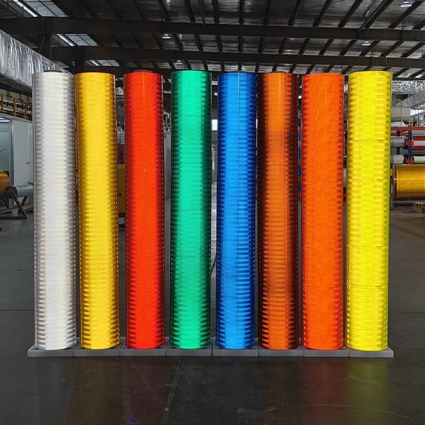 Super High Intensity Grade Micro Prismatic Reflective Material Reflective Vinyl Sheeting