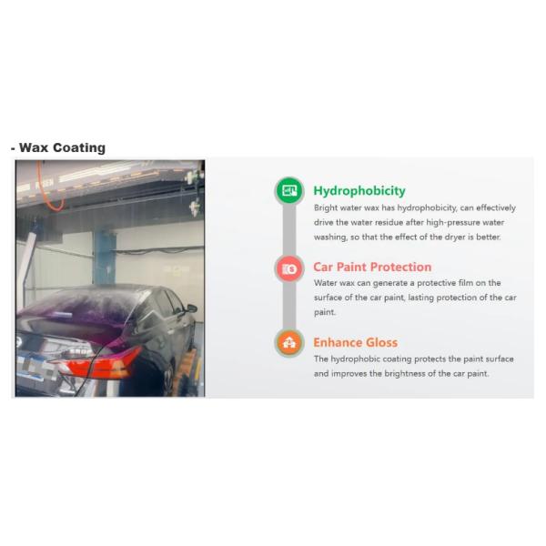 Touch Free Full Automatic Car Wash Machine System with Air Dryer ISO14001 Certified