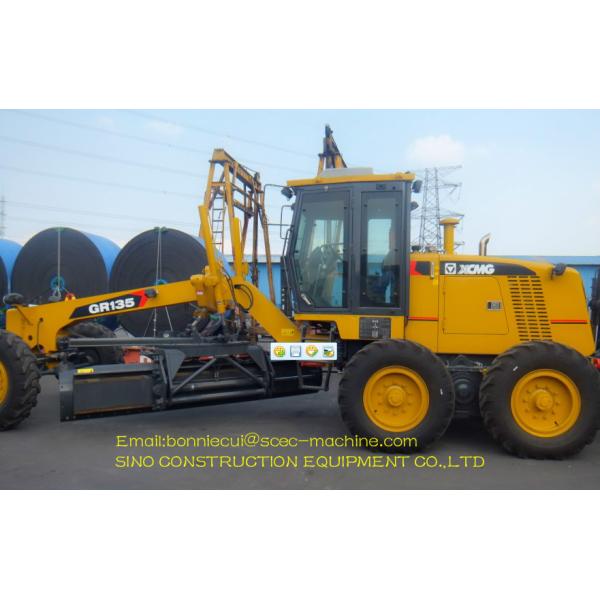 Mini Road Grading Equipment 135hp Motor Grader GR135C With Spare Parts