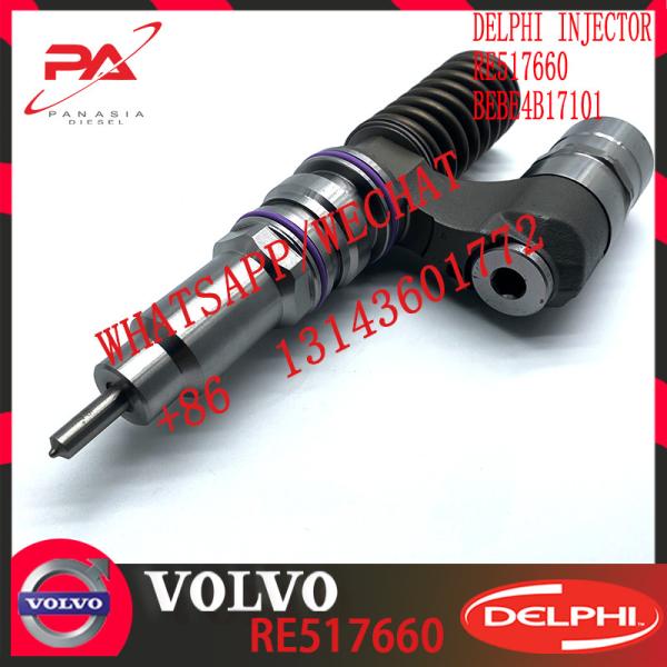 Diesel Engine Fuel injector RE517660 BEBE4B17101 A3 for V-O-L-V 6125 TIER 2 -OH - LOW POWER