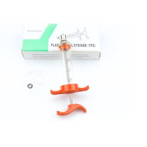 Nylon 50ml Nylon Lower Lock Syringe TPX Cattle Injection Needles