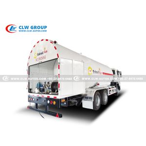 Quality 24cbm LPG Bobtail Truck Propane Dispenser Delivery Truck for sale