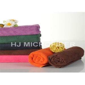 Red Washable Microfiber Body Towels / Absorbent Bath Towels 70 x 140cm