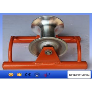 Quality Abrasion Resistant Cable Pulling Pulley Lightweight Ground Cable Pulling Rollers for sale