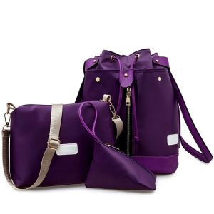 Europe 2016 new wild nylon backpack three-piece picture pack