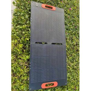 Customized Dual Fold Portable Solar Charger with ETFE Waterproof