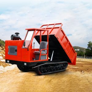 High Performance 5 Ton Crawler Dumper Truck With Rubber Tracks