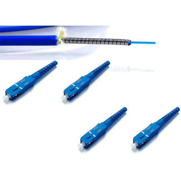 SC to SC Fiber Optic Patch Cord Rodent Proof Armoured Cord Jumper