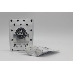 Stand Up Mylar weed Bags Zipper Weed Packaging Pouch With Clear Window